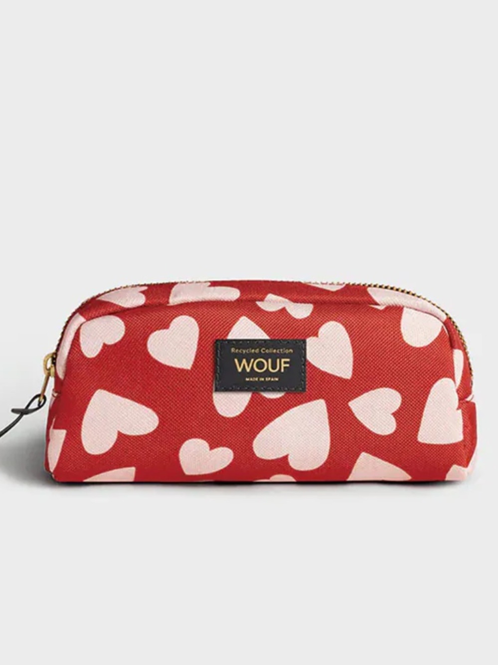 WOUF Amore Cosmetic Pouch - Red/Pink Hearts